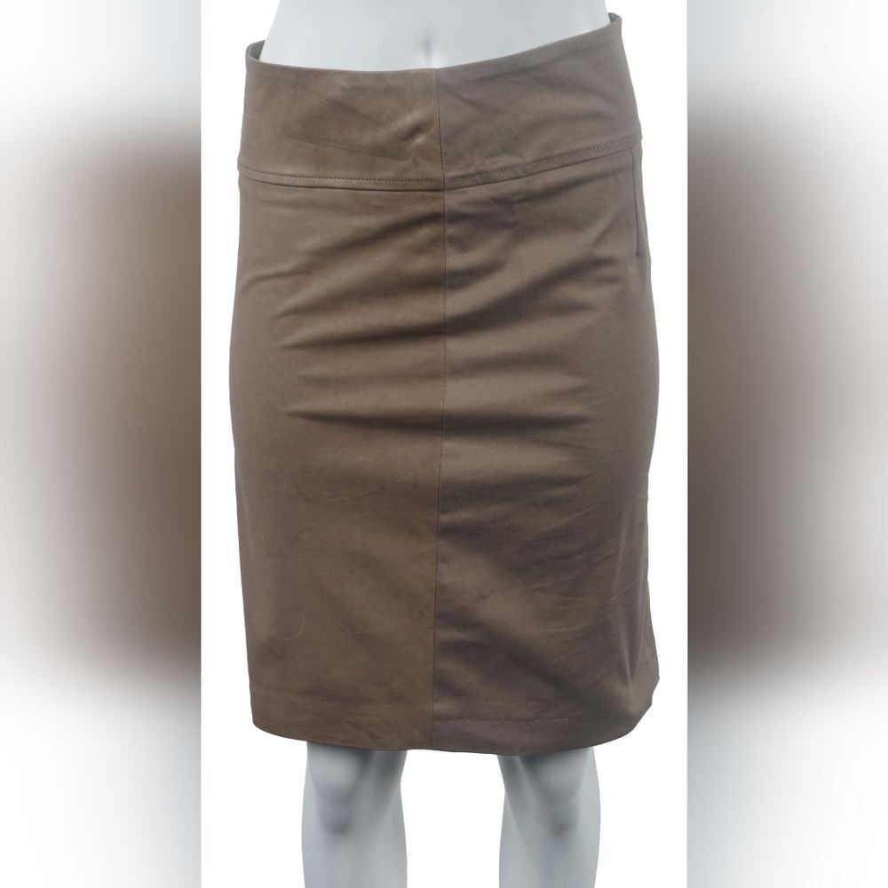 Brunello Cucinelli Rich Brown Pencil Skirt (Can415)